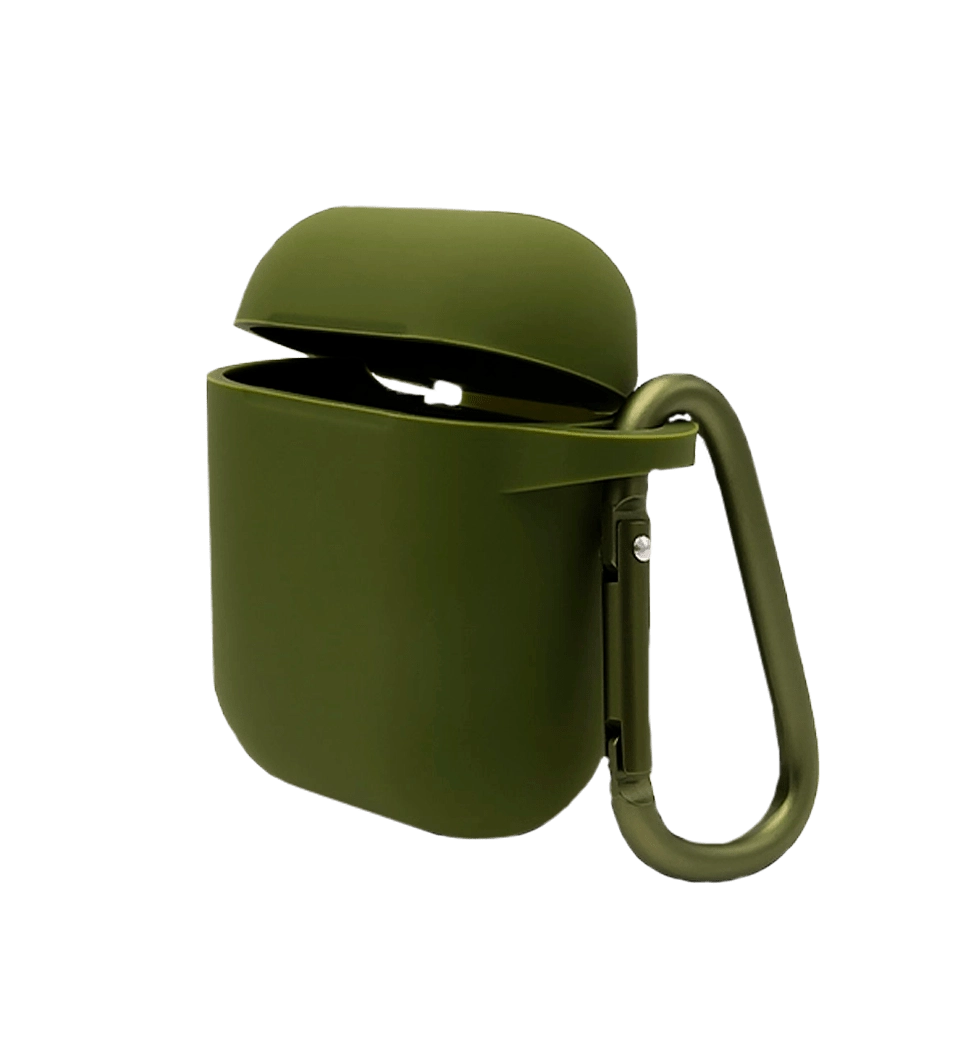 Чохол Blueo Liquid Silicone Case for Airpods 1/2 Army Green