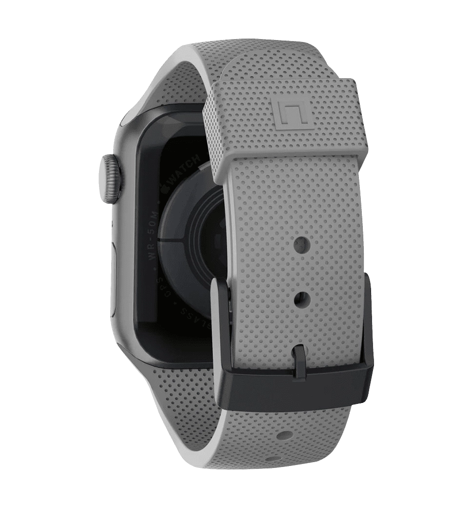 Ремінець UAG [U] для Apple Watch 45/44/42 Dot Silicone, Grey — фото 3