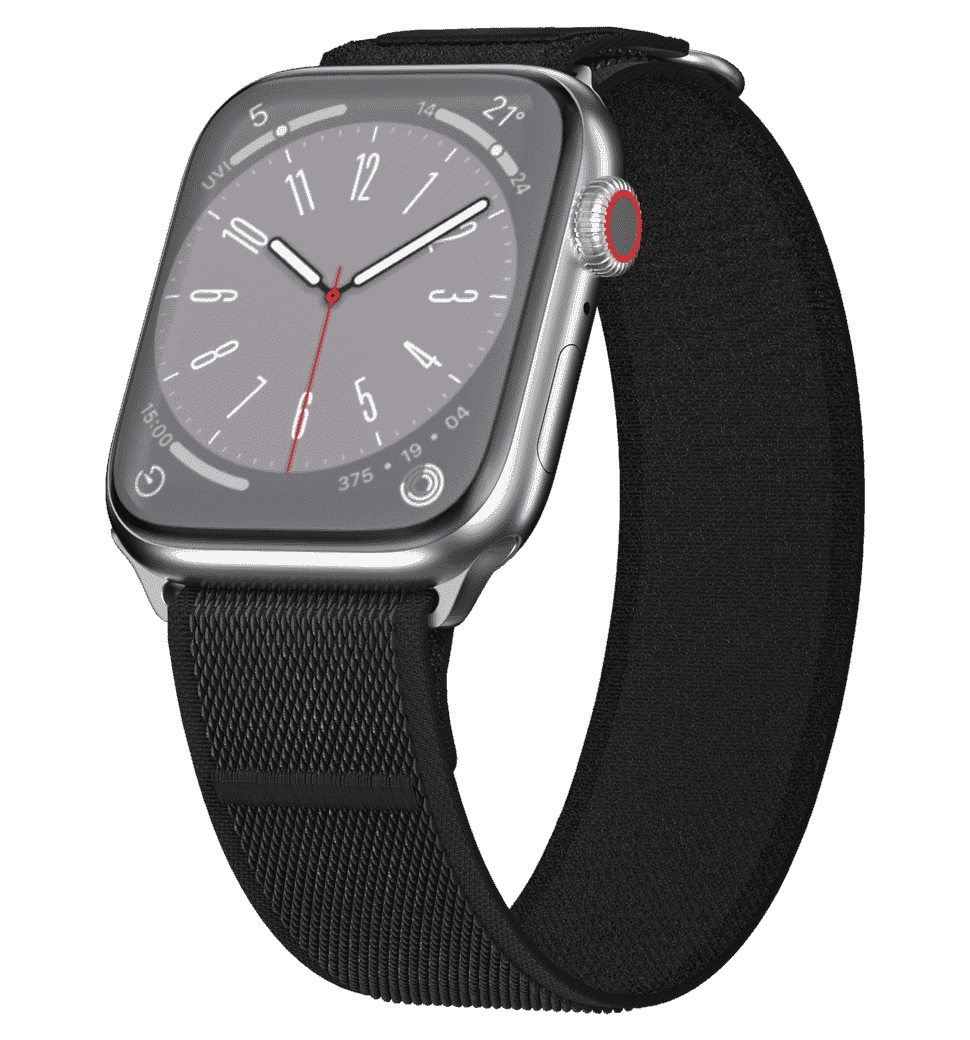 Ремешок Switcheasy Flex Woven Nylon Watch Loop 42/44/45/49mm Black (SAW459161BK23)