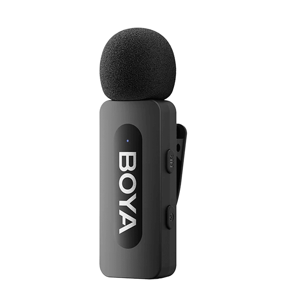Бездротовий петличний мікрофон BOYA BY-V10 Type-C Black