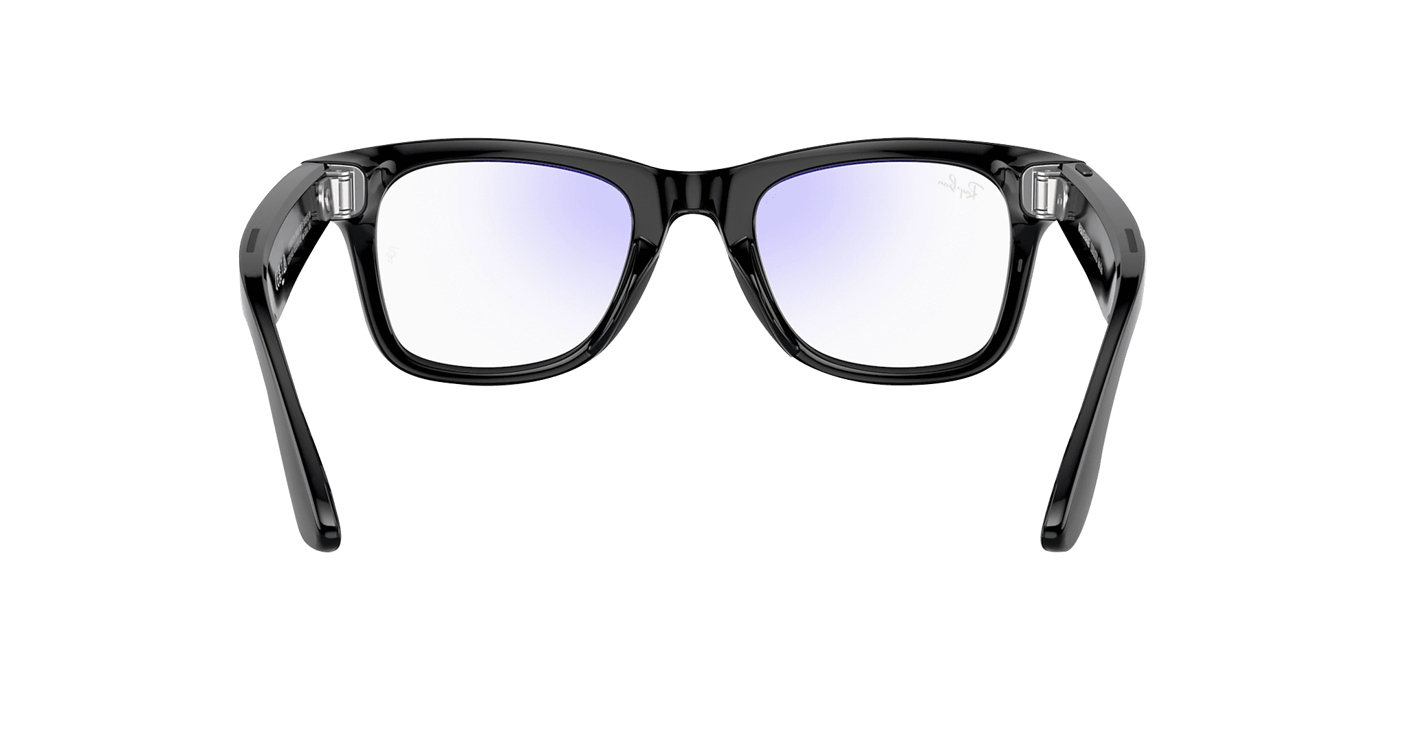 ᐉ Смарт-очки Ray-Ban Meta Wayfarer Shiny Black/Clear size L (RW4006 601/SB  50-22) купить в Киеве и Украине | Цена, отзывы и характеристики в YABLUKA.ua