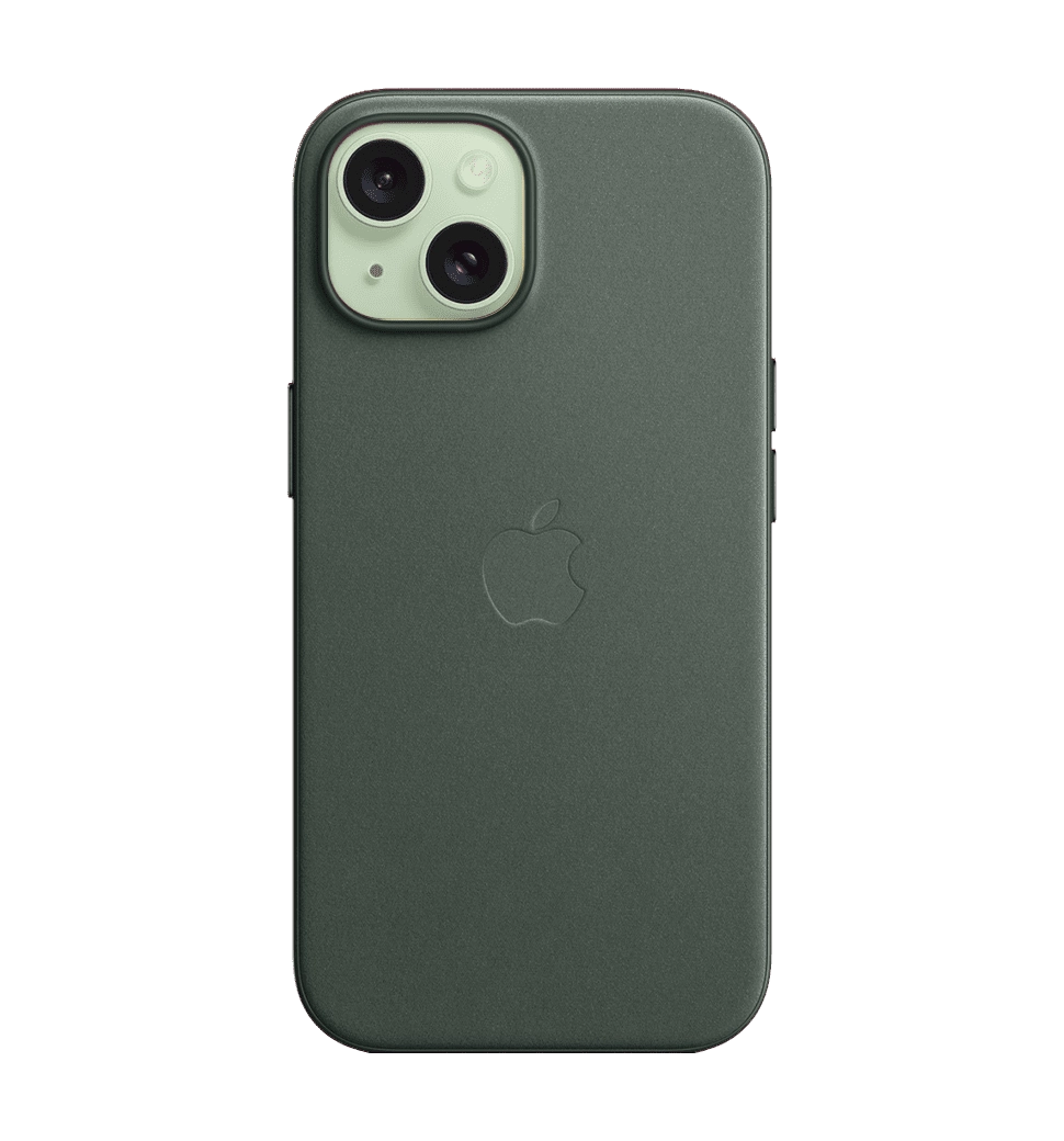 Чехол iPhone 15 FineWoven Case with MagSafe - Evergreen (MT3J3)