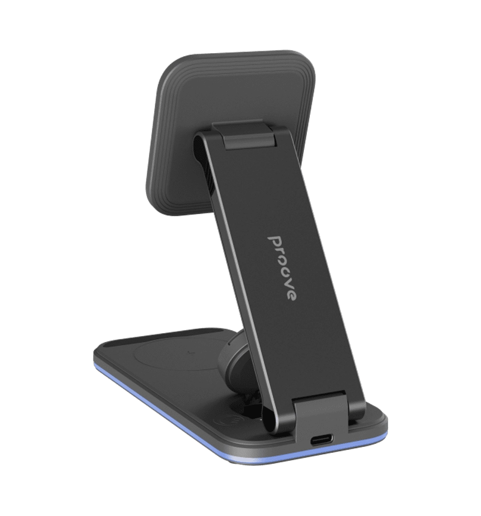 Бездротовий ЗП Proove Energy Fold 3 in 1 (black)
