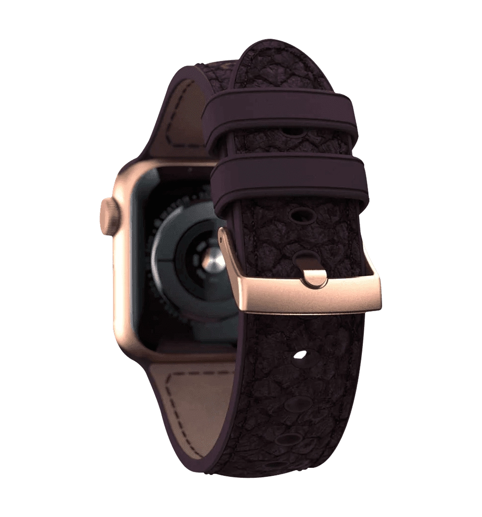 Ремешок Njord Salmon Leather Strap Rust для Apple Watch 45mm/44mm (SL14123)