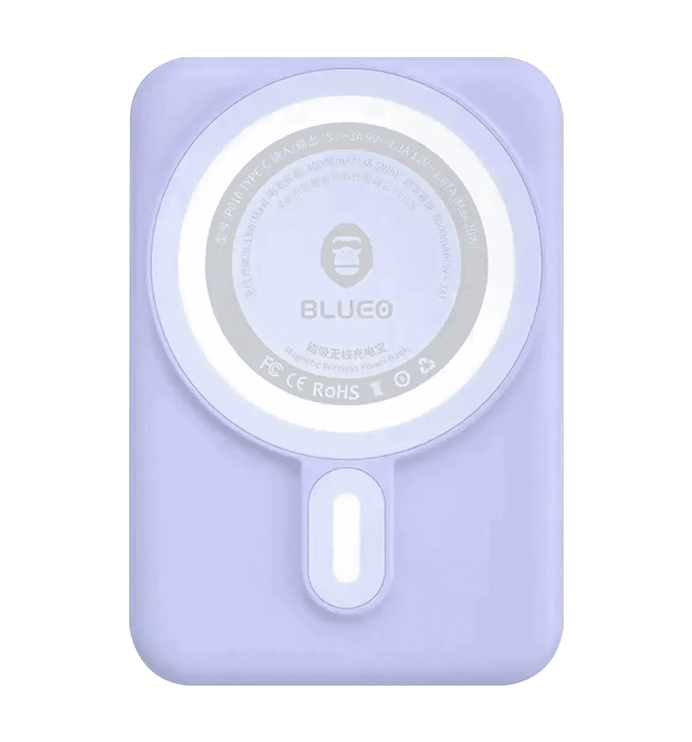 Доп батерея Blueo Wireless 10000 mA Purple