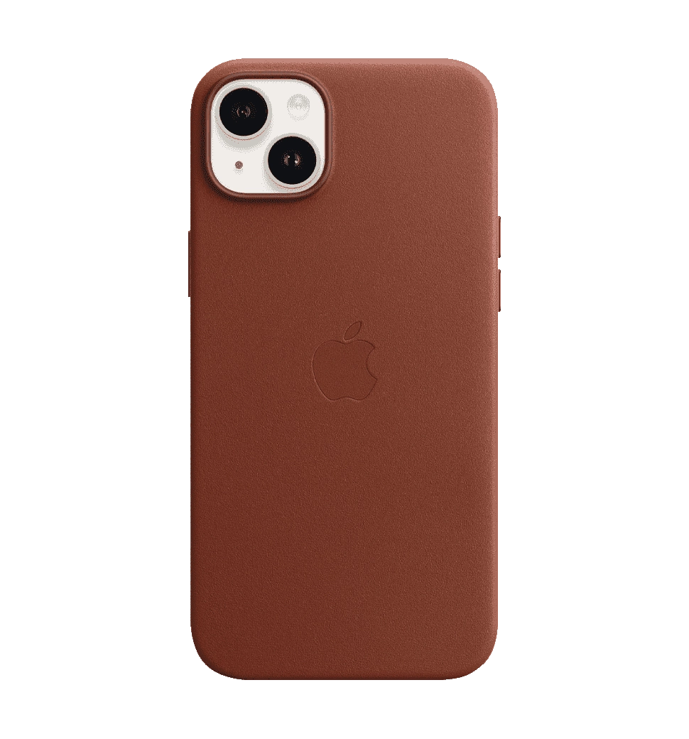 Чохол шкіряний iPhone 14 Plus Leather Case with MagSafe Umber (MPPD3)
