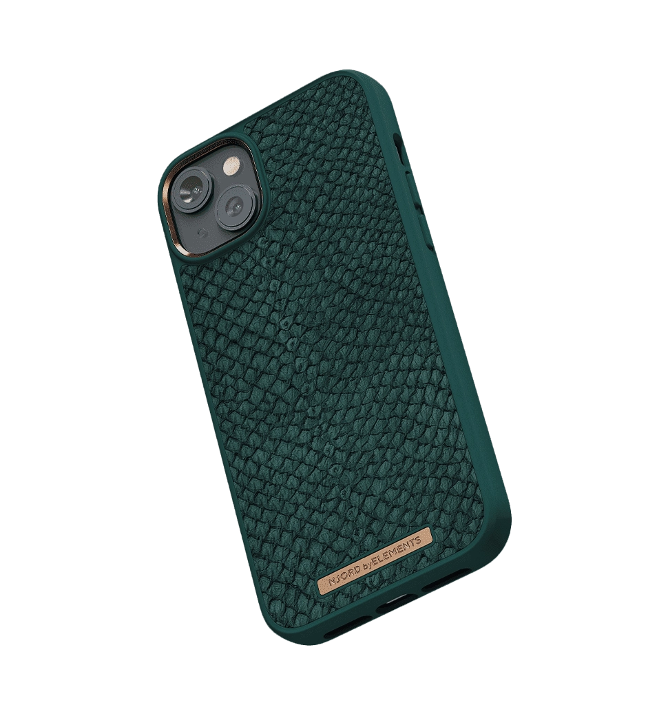 Чохол Njord Salmon Leather MagSafe Case Green for iPhone 14 Plus (NA42SL02)