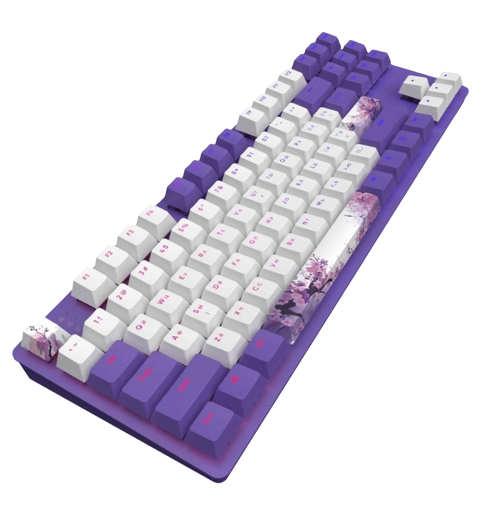 Ігрова клавіатура DARK PROJECT One - 87 Violet Horizons - RGB ANSI ENG/UA (DPO87_GSH_DPUP_ANSI_UA) NEW
