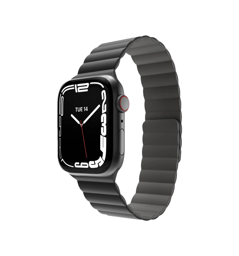 Ремешок Switcheasy Skin Silicone Magnetic Watch 42/44/45/49mm Black (MAW245078BK22)