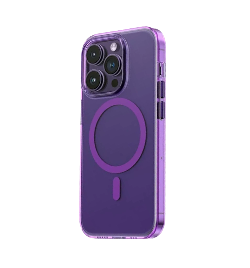 Чохол Blueo Crystal Drop PRO Resistance Phone Case for 14 Pro with MagSafe Purple B41-I14PPRP(M)