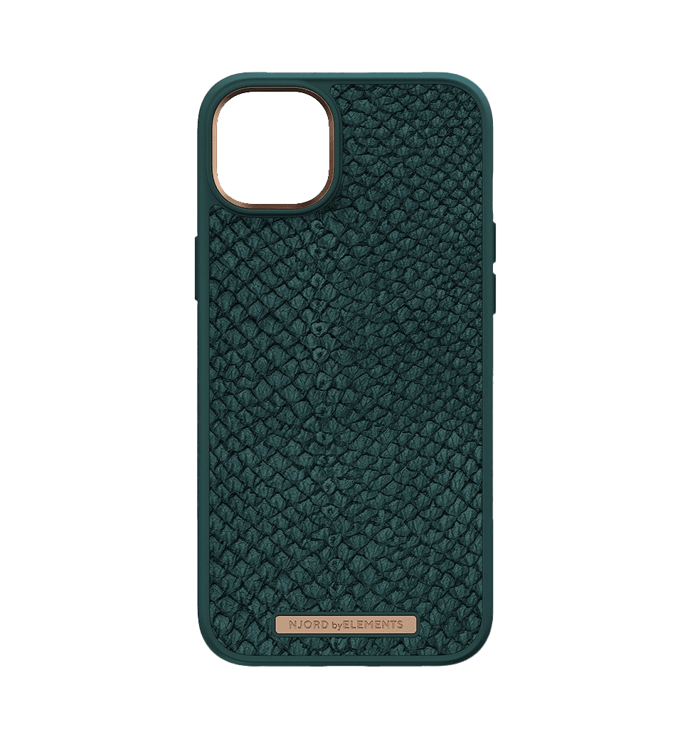 Чохол Njord Salmon Leather MagSafe Case Green for iPhone 14 Plus (NA42SL02)