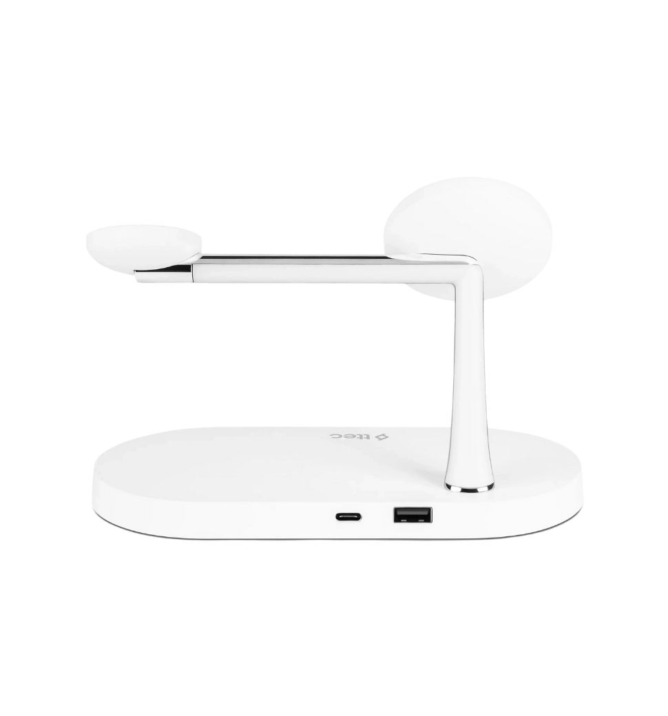 БЗУ Ttec AirCharger Quattro M 4in1 LED Білий(2KS26B)