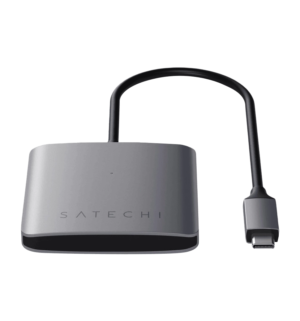 Satechi Aluminum Type-C 4-Port Hub Space Gray (ST-UC4PHM)