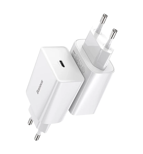Адаптер Baseus Speed Mini PD Charger Type-C 20W White (CCFS-SN02)