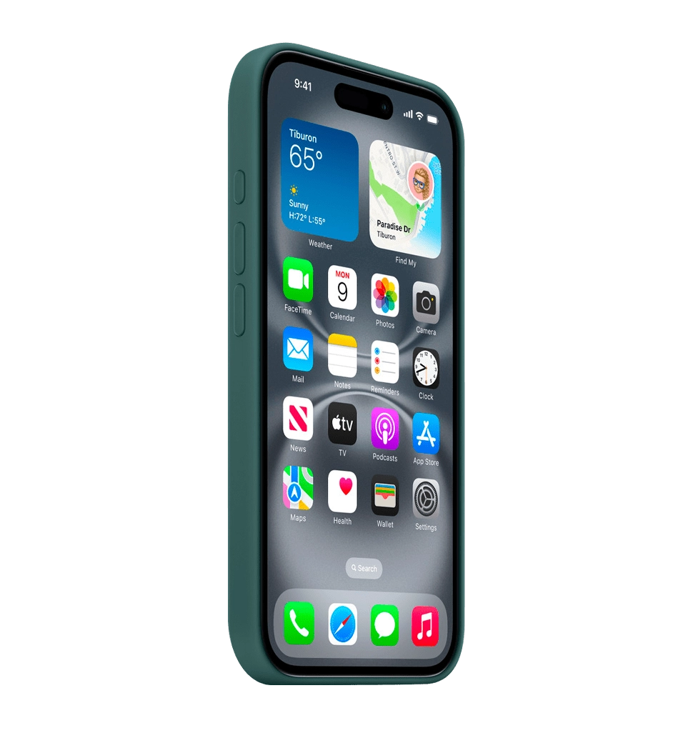 Чохол iPhone 16 Green Silicone Case (MYY83)