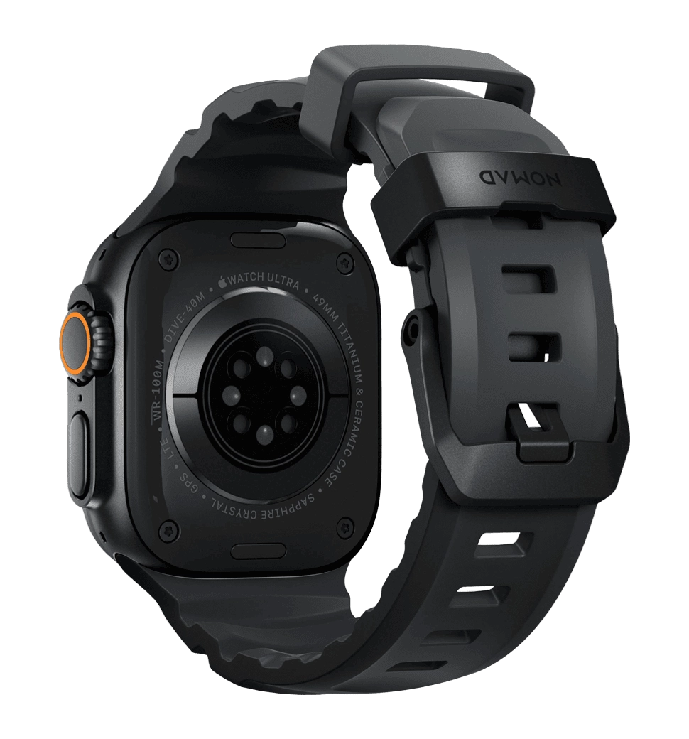 Ремешок Nomad Rocky Point Band Black Titanium Hardware Storm 46mm/49mm (NM014803858)