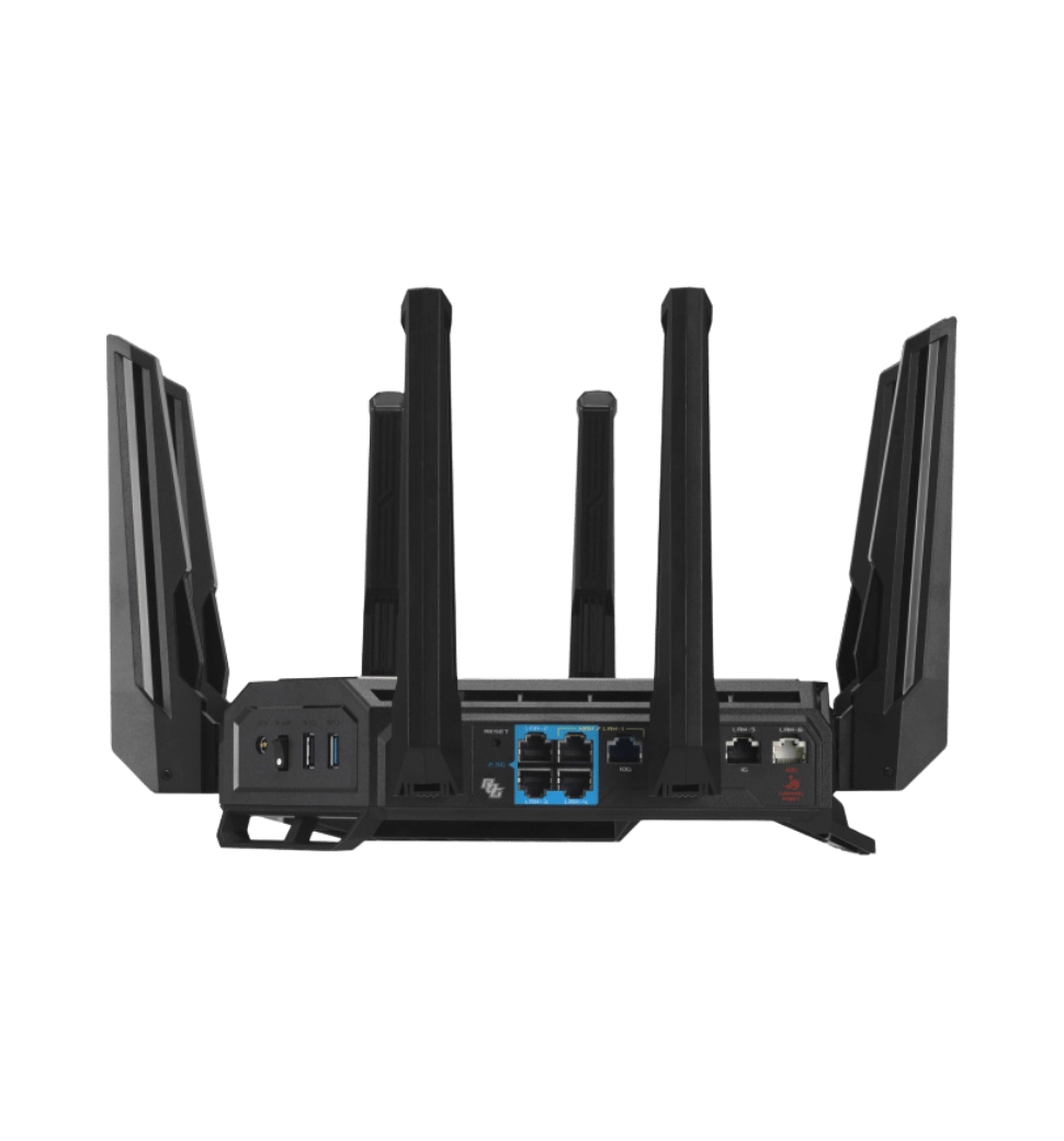 Маршрутизатор ASUS GT-BE19000 BE-19000 1x10GE LAN, 3x2.5GE LAN, 1x10GE WAN/LAN, 1x2.5GE WAN/LAN, 1xU
