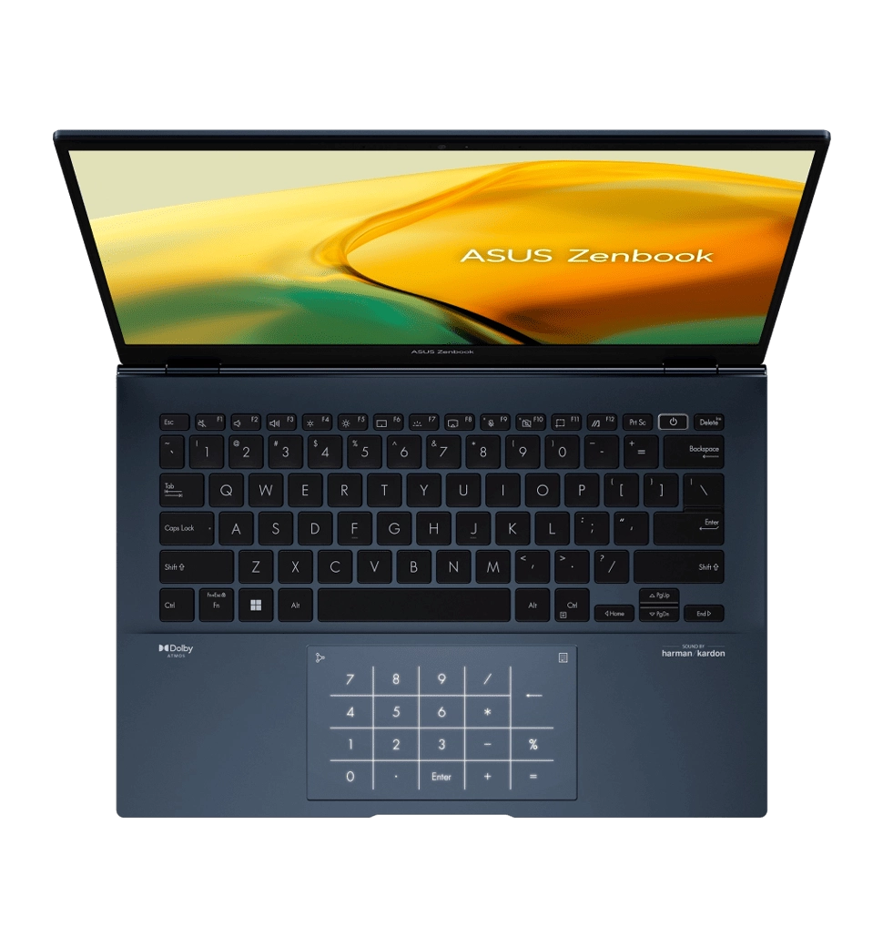 Ноутбук ASUS Zenbook 14 UX3402VA-KP782 14" WQXGA IPS, Intel i7-13700H, 16GB, F512GB, UMA, NoOS, Блак