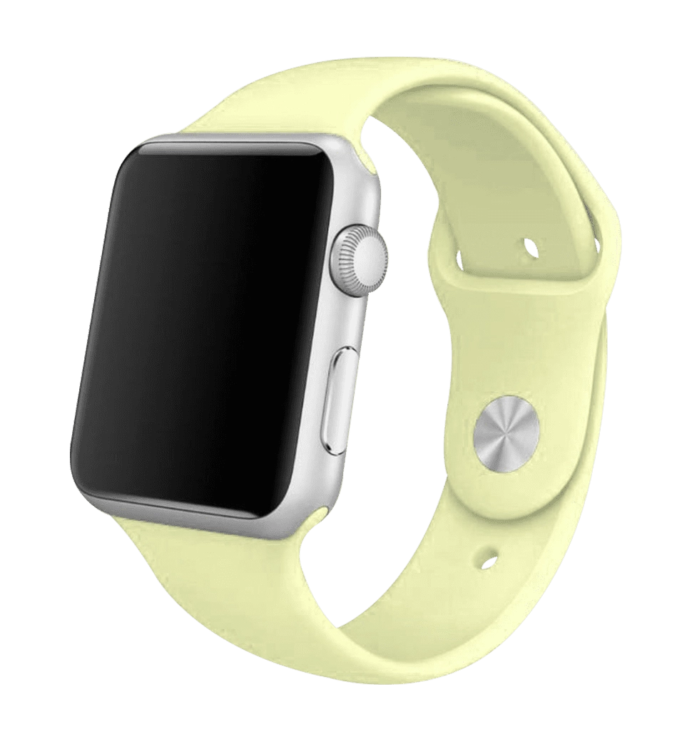 Ремінець Silicone Copy 38/40/41mm Melow yellow