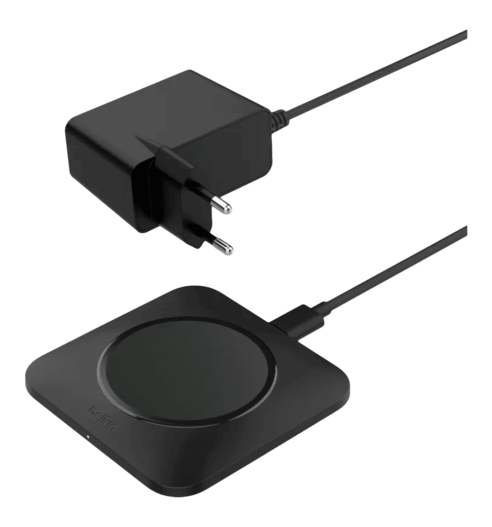 Зарядний пристрій бездротовий Belkin 15Вт Pad Easy Align, чорний