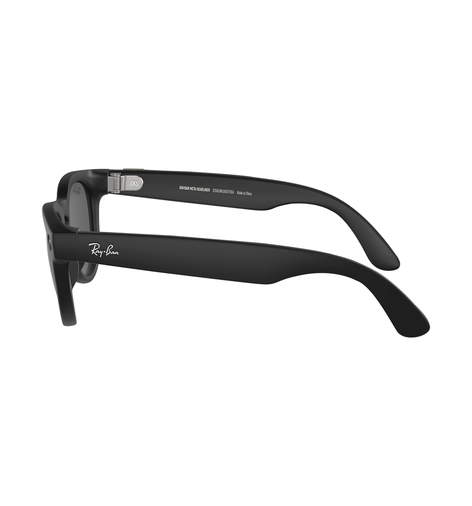 Смарт-окуляри Ray-Ban Meta Headliner Matte Black/Charcoal Black with blue-violet light filter (RW4009 601S87 50-23)