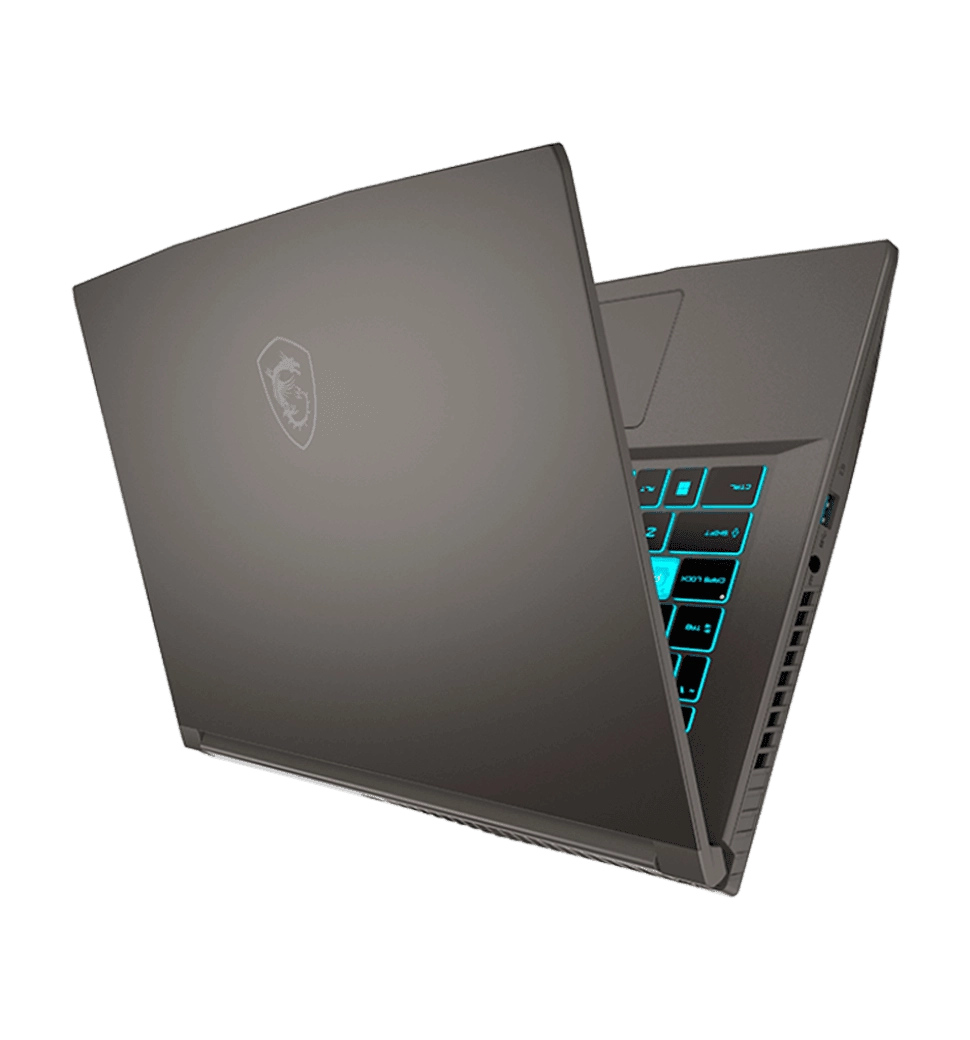 Ноутбук MSI Thin 15 B12UC 15.6 FHD, Intel i5-12450H, 16GB, F1TB, NVD3050-6, DOS, черный
