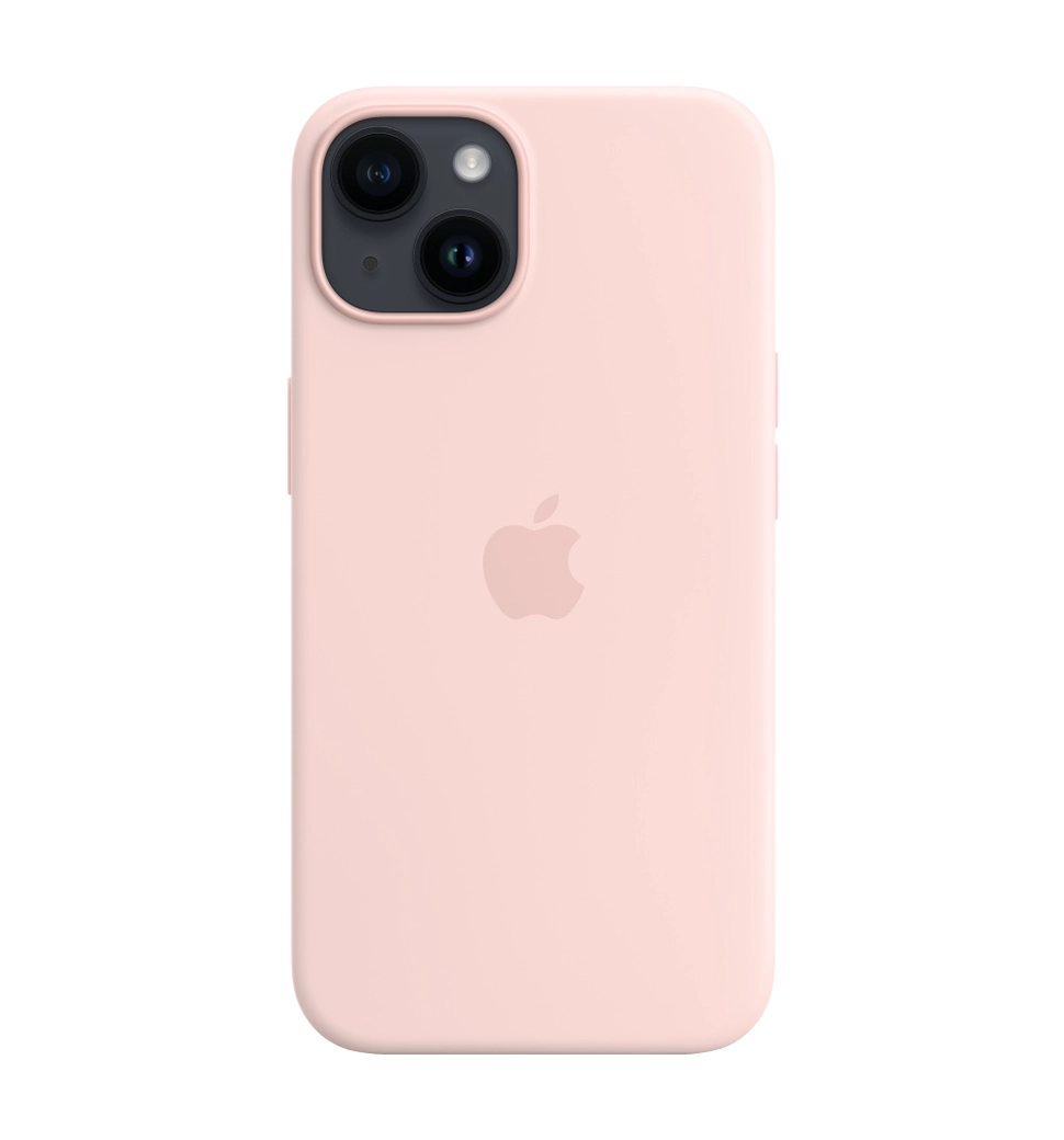 Чохол Силіконовий iPhone 14 Silicone Case with MagSafe Chalk Pink (MPRX3) — фото 2