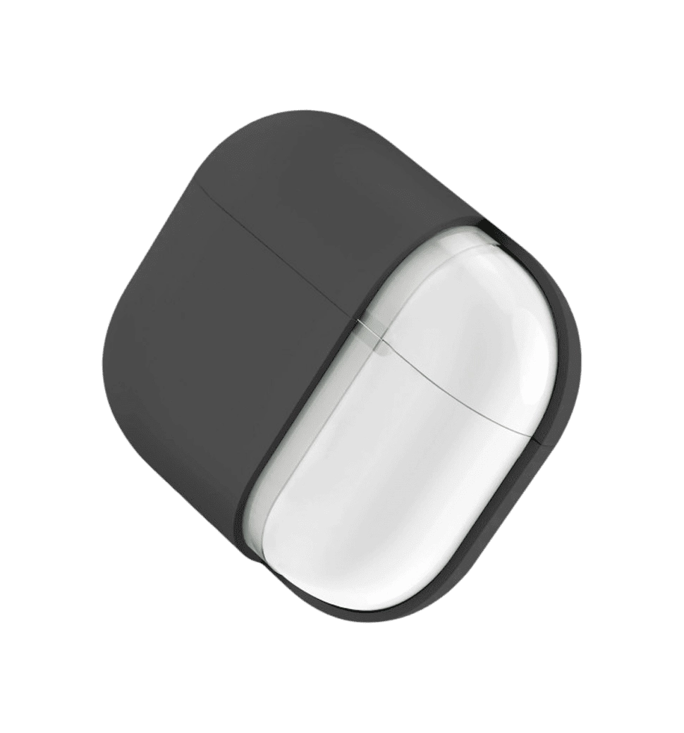 Чохол UNIQ Lino для AirPods 4 Silicone ash grey (UNIQ-AIRPODS(2024)-LINOGRY)