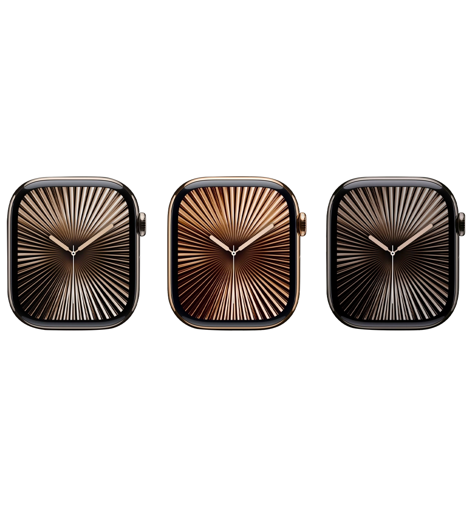 Apple Watch Series 10 GPS + Cellular 42mm Gold Titanium Case w. Gold Link Bracelet (MX0N3+MXMC3)