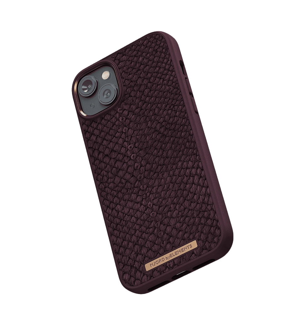 Чохол Njord Salmon Leather MagSafe Case Rust for iPhone 14 Plus (NA42SL03)