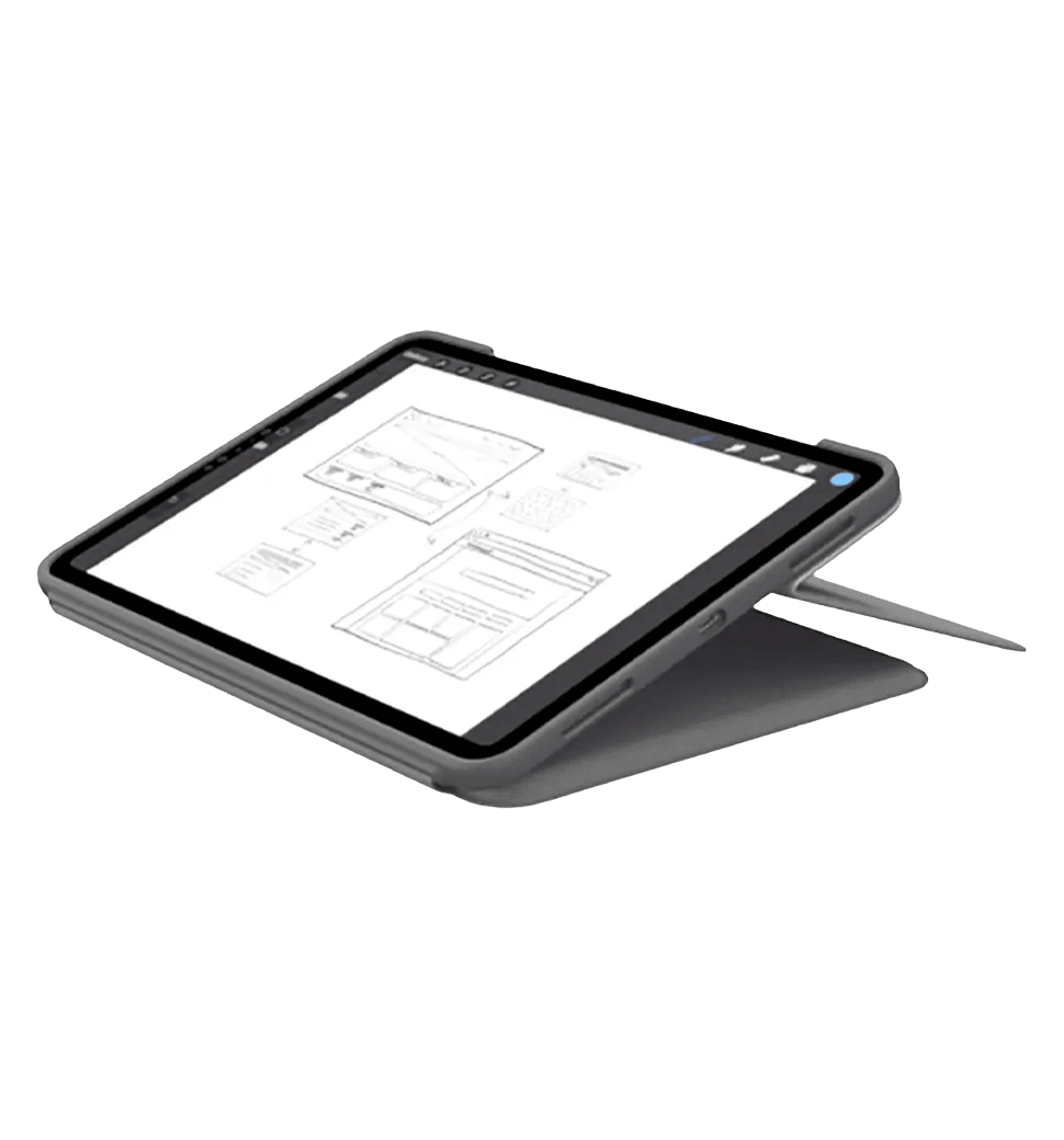 ᐉ LOGITECH Combo Touch for iPad (10th gen) OXFORD GREY US OTHER