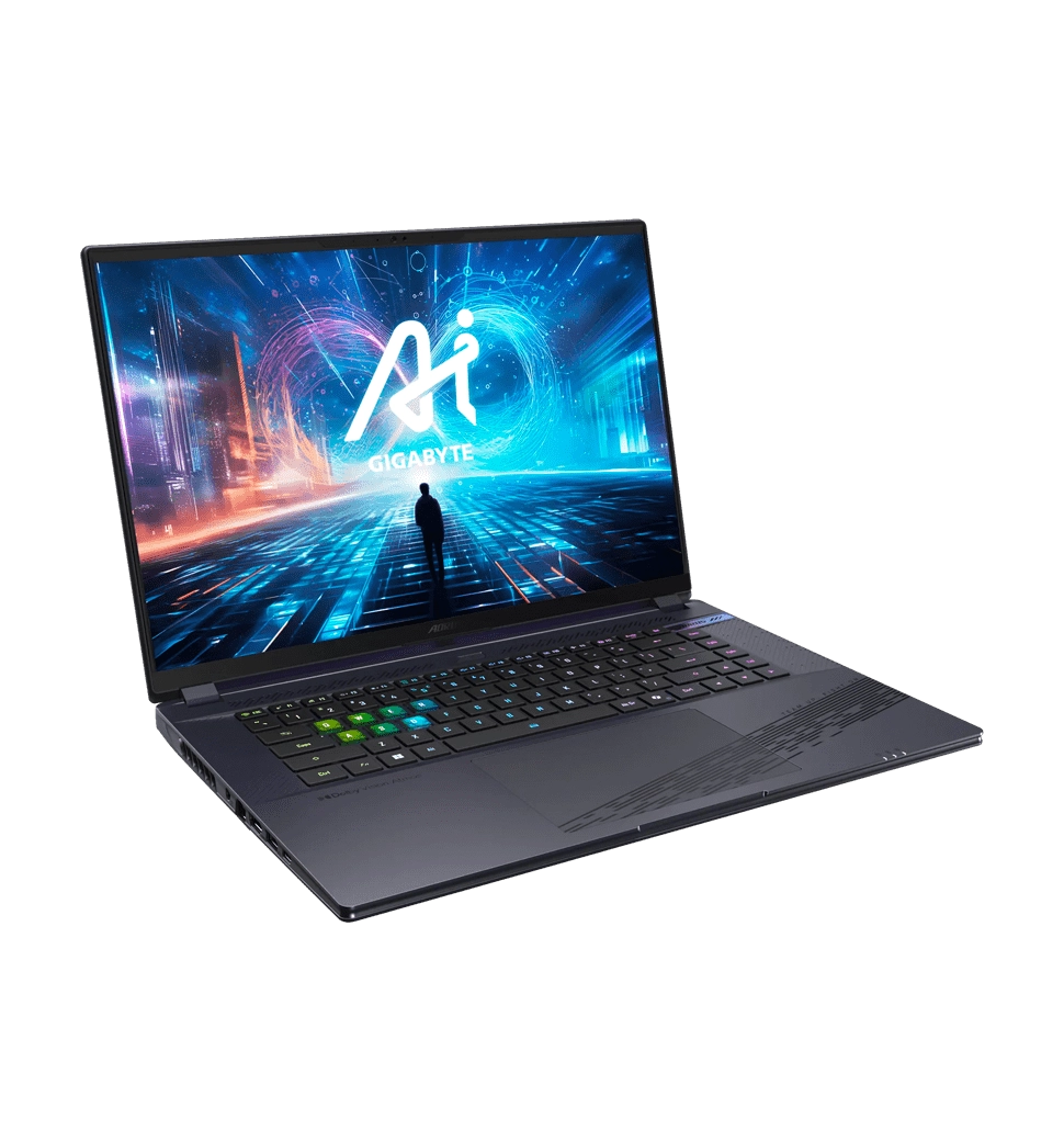 Ноутбук 16" Gigabyte AORUS 16/Intel i9-14900HX/32GB/2TB SSD/RTX4070-8/W11/Black