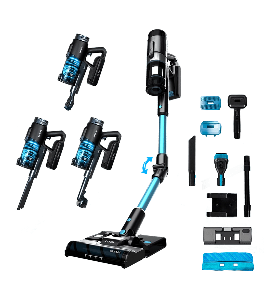 Акумуляторный пилесос Cecotec Conga Rockstar 1500 Ray Ergowet Animal (CCTC-08424)