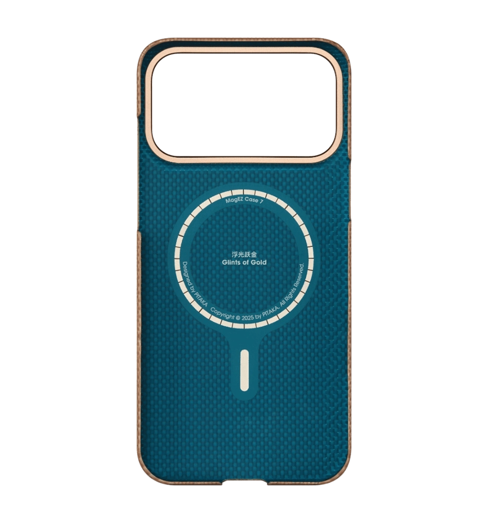 Чехол Pitaka Ultra-Slim Case Golden Glint for iPhone 17 Pro (KI1705AG)