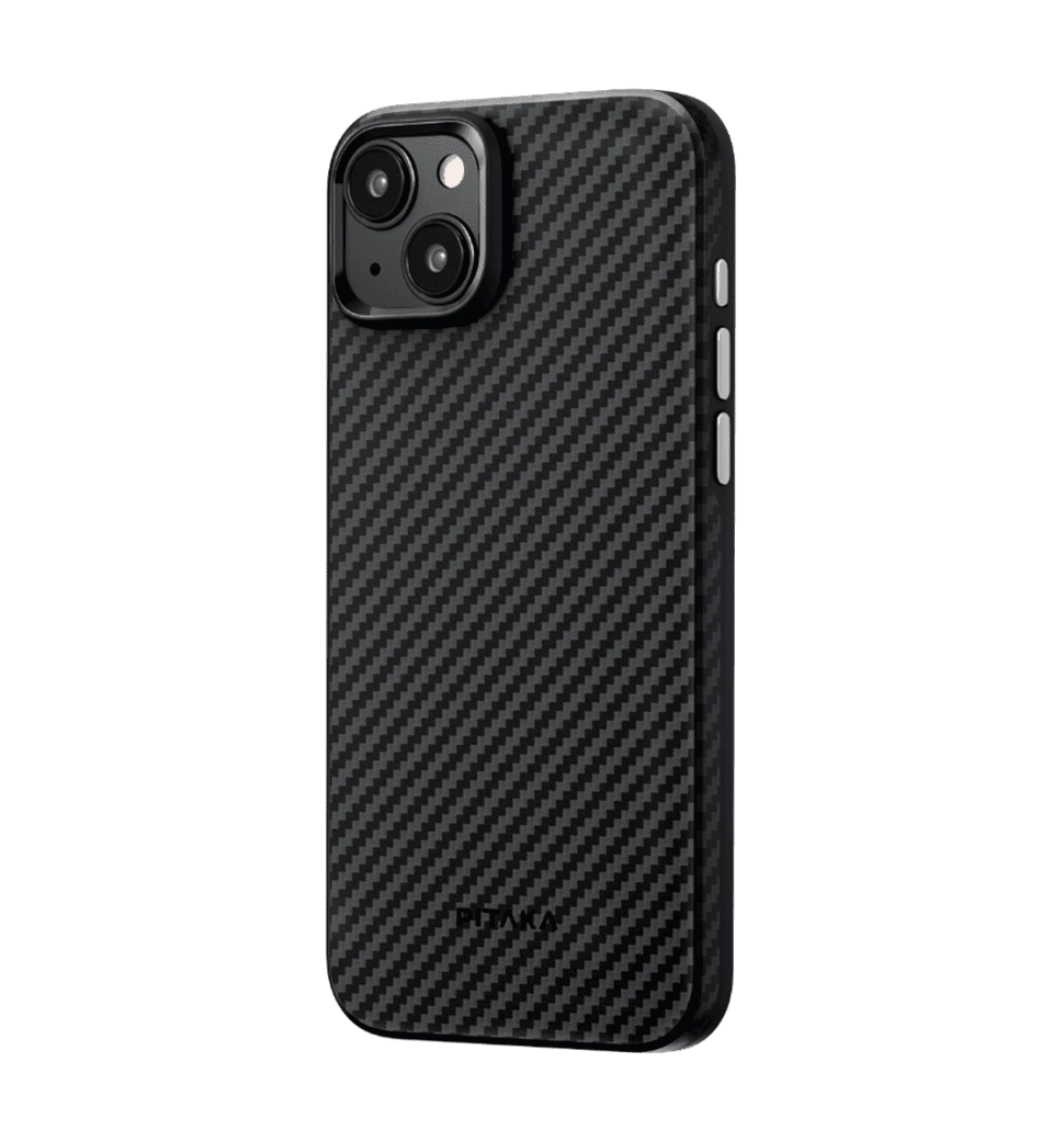 Чохол Pitaka MagEZ Case 4 Twill 1500D Black/Grey for iPhone 15 (KI1501)