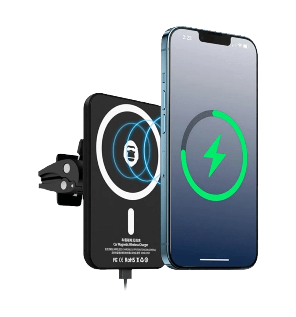 Автодержатель Blueo Ape Legend Car Mount Magnetic Wireless Charger Black (BC5955B)