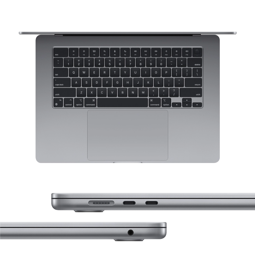 Macbook Air 15 Apple M3/8CPU/10GPU/24GB/1TB SSD/ Space Grey 2024 (Z1BP0006T)