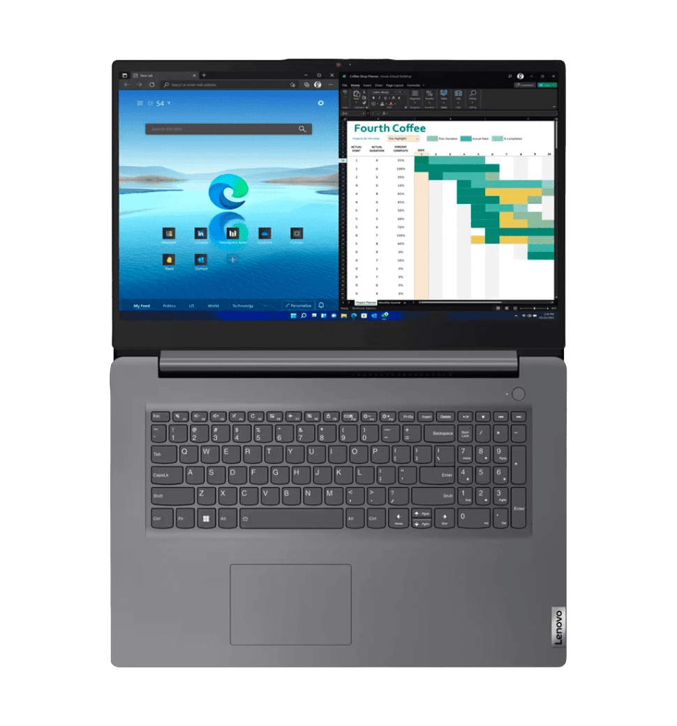 Ноутбук 17.3" Lenovo V17 G4 AG (83A2001YRA)/Intel i3-1315U/16GB/512GB SSD/IntelUHD/W11P/Grey