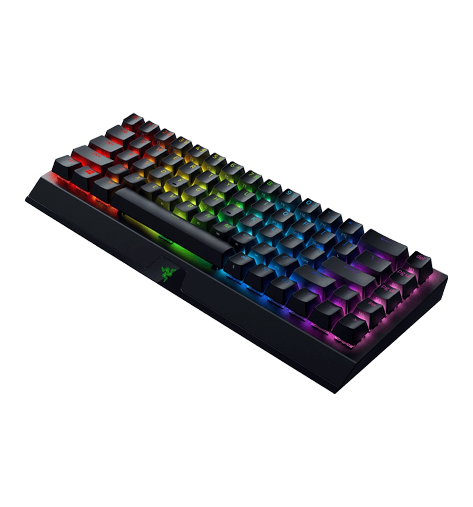 Клавиатура механическая RAZER BlackWidow V3 Mini Hyperspeed, Yellow Switch RU (RZ03-03890700-R3R1)