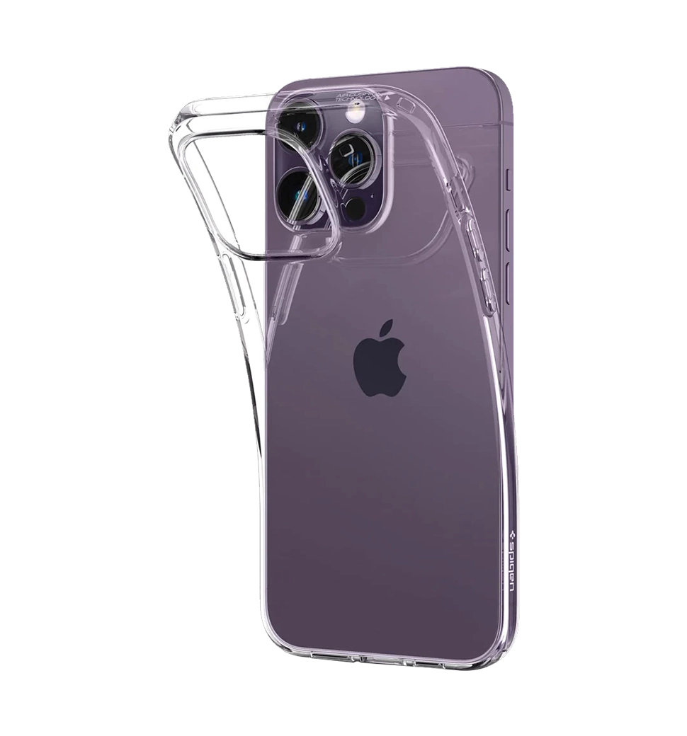 Чохол Spigen  iPhone 14 Pro Max Liquid Crystal, Crystal Clear (ACS04809) — фото 3