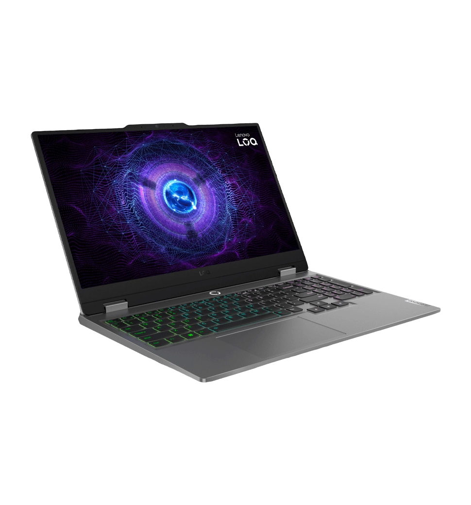 Ноутбук 15.6" LENOVO LOQ 15IAX9/Intel i5-12450HX/16GB/1TB SSD/RTX2050-4GB/DOS/Grey