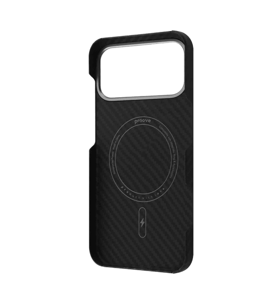 Чохол Proove Carbon Slim with Magnetic Ring iPhone 17 Pro (black)