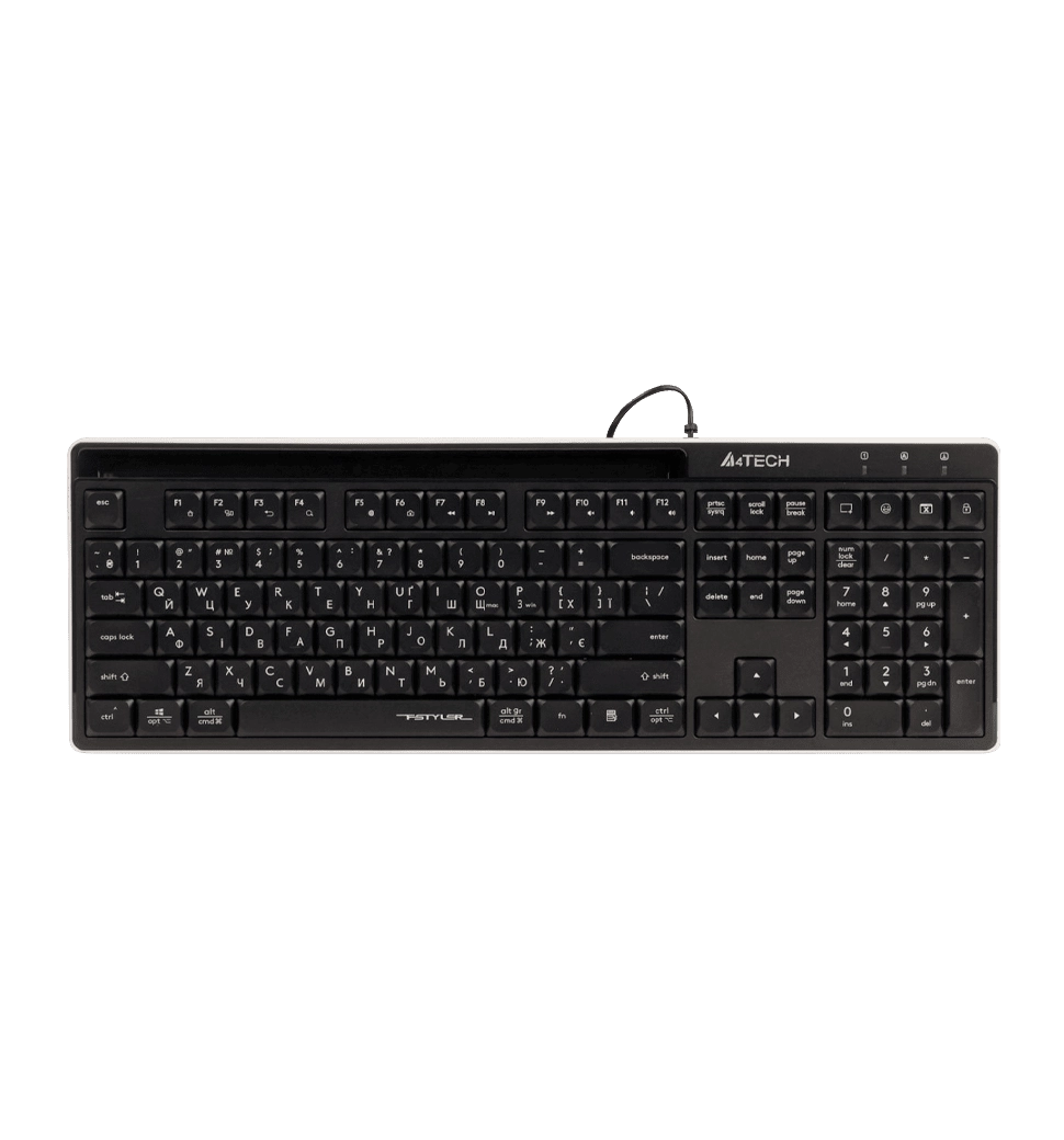 Клавіатура A4Tech Fstyler FX72, USB, колір чорний