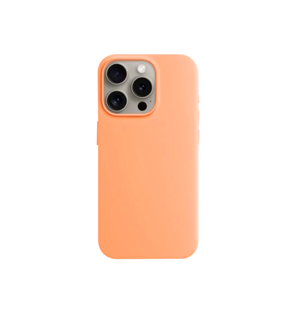 Чехол Monblan для iPhone 15 Pro Max Magnetic Silicone MagSafe Orange Sorbet