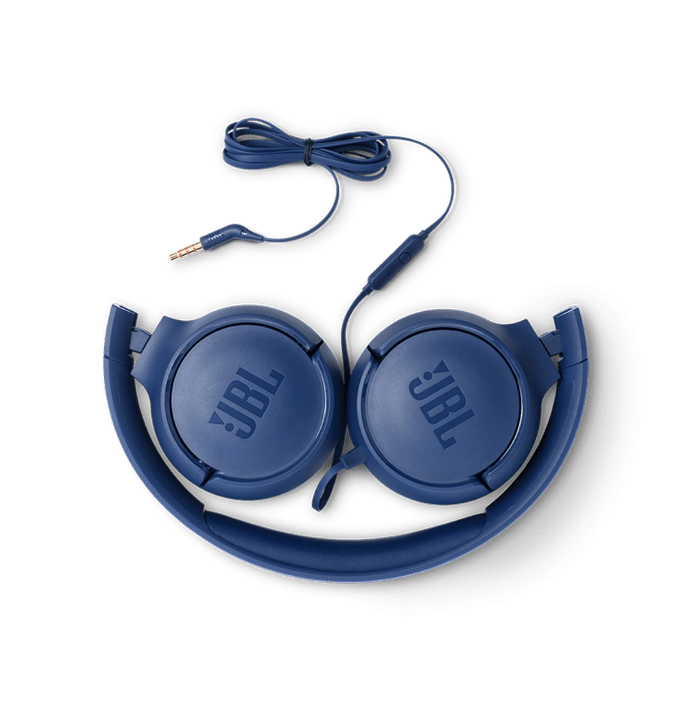 Навушники з мікрофоном JBL Tune 500 Blue (JBLT500BLU)