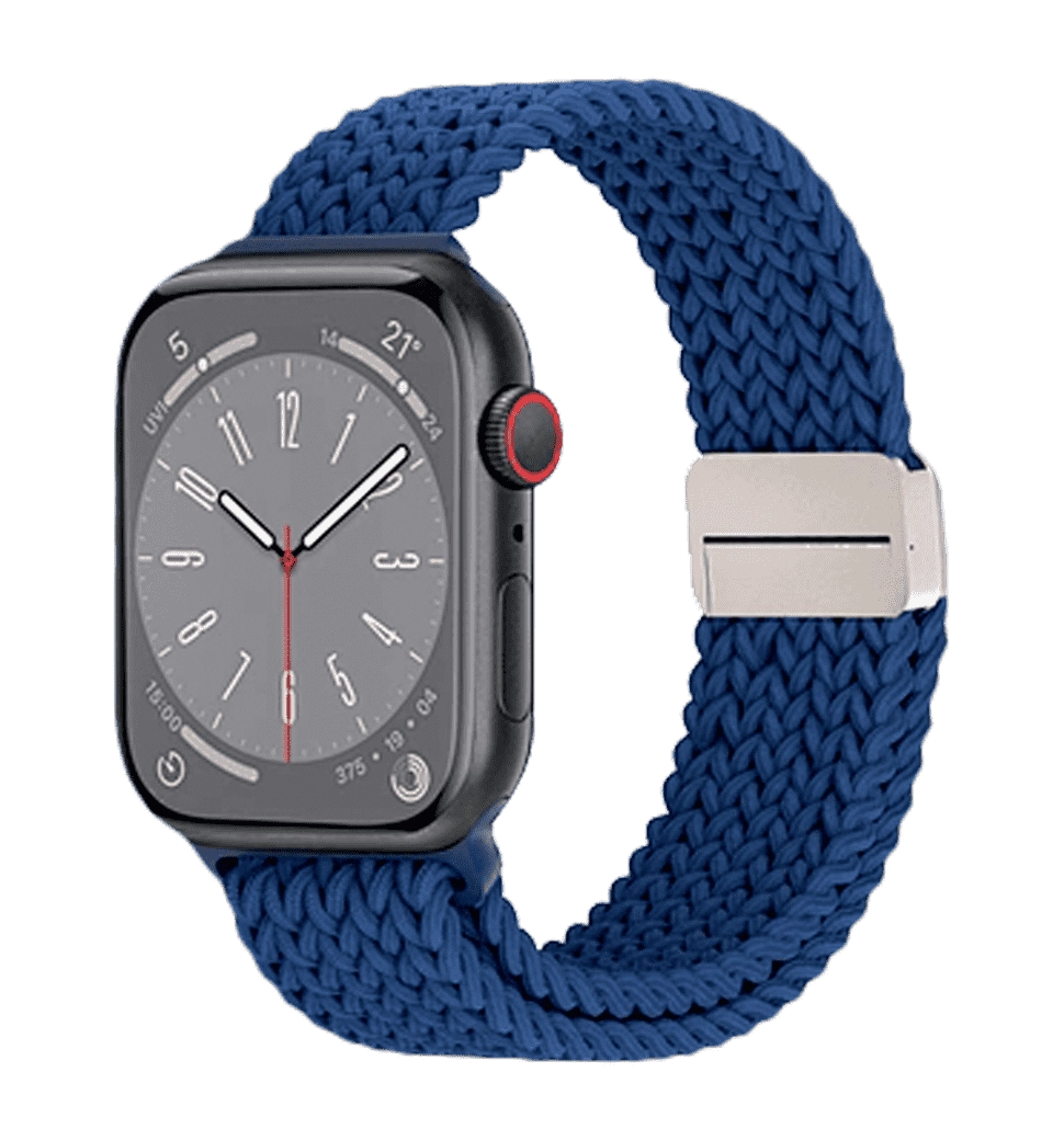 Ремінець Wiwu для Apple Watch 38/40/41mm Braided Nylon magnetic watch band Blue