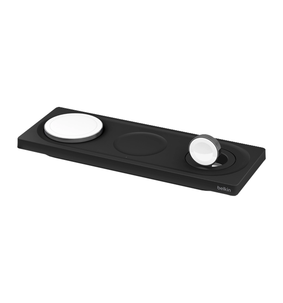 Беспроводной ЗП Belkin 3in1 MagSafe, black (WIZ016VFBK)
