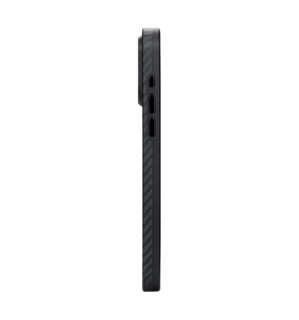 Чохол Pitaka MagEZ Case 4 Twill 1500D Black/Grey for iPhone 15 (KI1501)