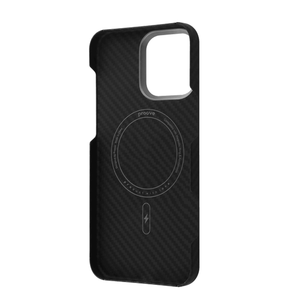 Чехол Proove Carbon Slim with Magnetic Ring iPhone 16 Pro Max (PCCSIP16PM02)
