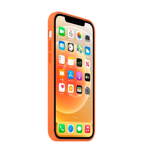 Чoхол Apple Silicone Case with MagSafe iPhone 12/12 Pro  - Kumquat (MHKY3) — фото 1